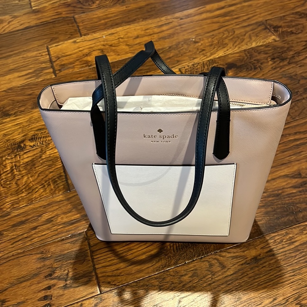 Kate Spade ♠️ Daily Tote. Colorblock Saff Warm Beige. K8213